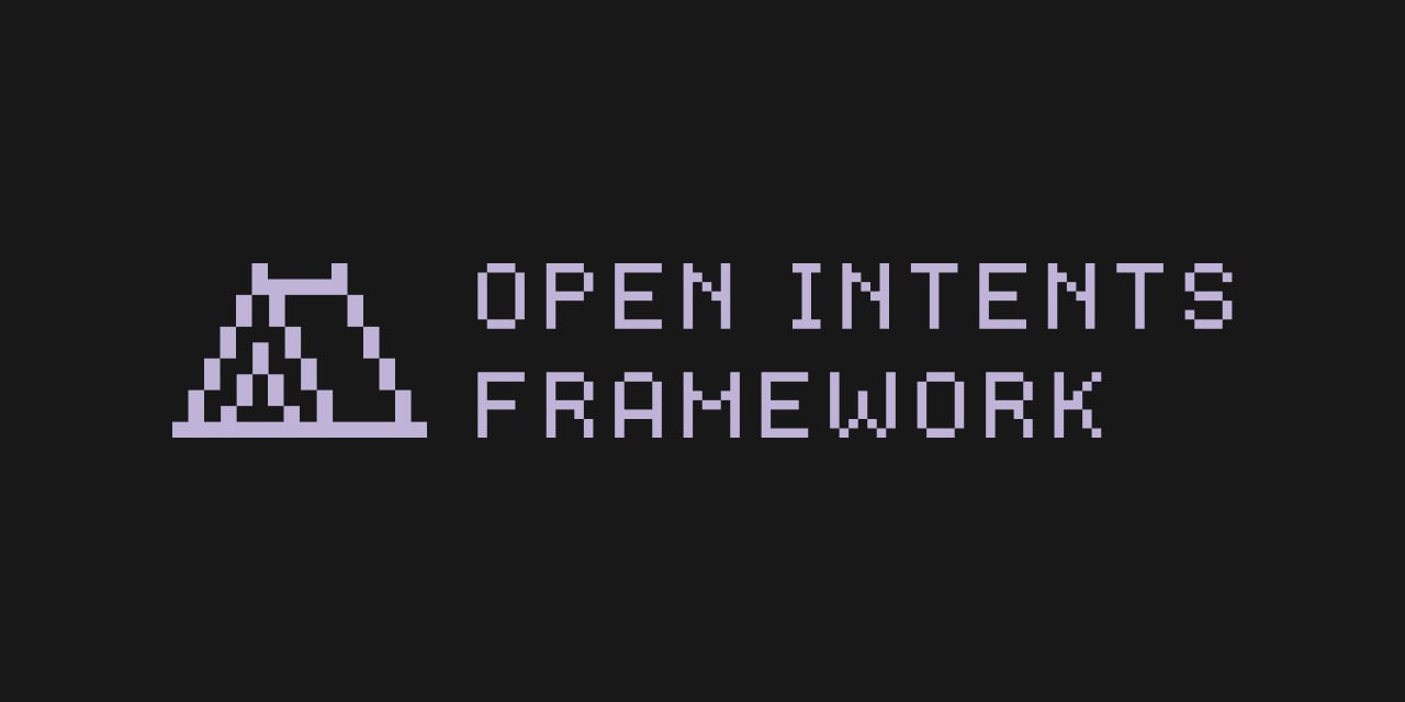 Open Intents Framework